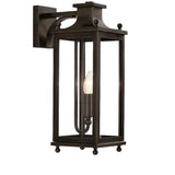 Farmhouse Clear Glass Lantern Wall Light