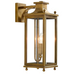 Farmhouse Clear Glass Lantern Wall Light