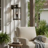 Farmhouse Clear Glass Lantern Wall Light