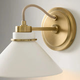 Industrial Flared Shade Metal Wall Sconce