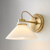 Industrial Flared Shade Metal Wall Sconce