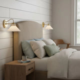 Industrial Flared Shade Metal Wall Sconce