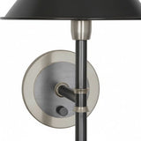 Industrial Metal Taper Shade Wall Lamp
