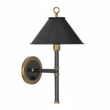 Industrial Metal Taper Shade Wall Lamp