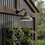 Industrial Outdoor Dome Metal Wall Light