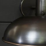 Industrial Metal Glass Ambient Wall Sconce