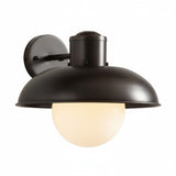 Industrial Metal Glass Ambient Wall Sconce
