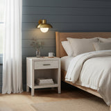 Industrial Metal Glass Ambient Wall Sconce