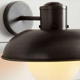 Industrial Metal Glass Ambient Wall Sconce
