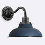 Industrial Outdoor Dome Metal Wall Light