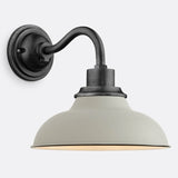 Industrial Outdoor Dome Metal Wall Light