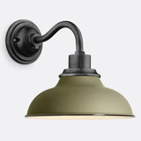 Industrial Outdoor Dome Metal Wall Light