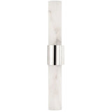 Minimalist Alabaster Cylinder Vanity Wall Sconce