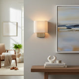 Minimalist Ambient Square Fabric Wall Sconce