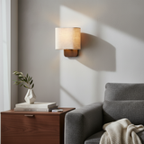 Minimalist Ambient Square Fabric Wall Sconce