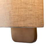 Minimalist Ambient Square Fabric Wall Sconce