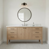 Minimalist Double - headed Glass Wall Sconce