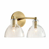Minimalist Double - headed Glass Wall Sconce