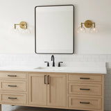 Minimalist Double - headed Glass Wall Sconce