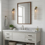 Minimalist Indoor Bathroom Glass Wall Light