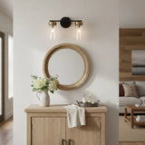 Minimalist Multi-Head Glass Vanity Sconce