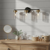 Minimalist Multi-Head Glass Vanity Sconce
