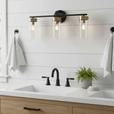 Minimalist Multi-Head Glass Vanity Sconce