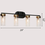 Minimalist Multi-Head Glass Vanity Sconce