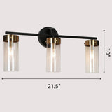 Minimalist Multi-Head Glass Vanity Sconce