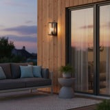 Minimalist Rectangular Metal Outdoor Wall Light