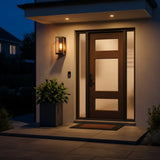 Minimalist Rectangular Metal Outdoor Wall Light