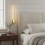Minimalist Brass Linear LED Wall Sconce