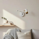 Minimalist Metal Swing Arm Wall Light