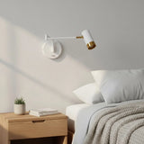 Minimalist Metal Swing Arm Wall Light