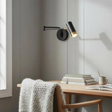 Minimalist Metal Swing Arm Wall Light