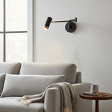 Minimalist Metal Swing Arm Wall Light