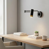 Minimalist Metal Swing Arm Wall Light