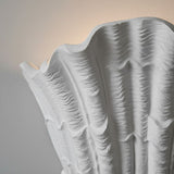 Minimalist Coastal Plaster Shell Wall Sconce