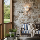 Minimalist Coastal Plaster Shell Wall Sconce
