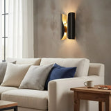 Modern 2-Light Brass Vanity Wall Sconce