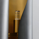 Modern 2-Light Brass Vanity Wall Sconce