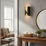 Modern 2-Light Brass Vanity Wall Sconce