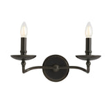 Modern Architectural Metal Double Wall Sconce