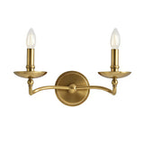 Modern Architectural Metal Double Wall Sconce
