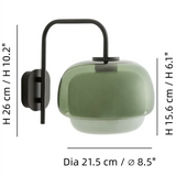 Modern Colorful Double-Layered Wall Sconce