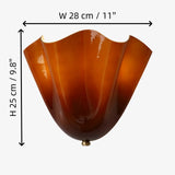 Modern Glass Decorative Wall Sconce for Living Room