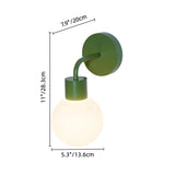 Modern Decorative Metal Globe Wall Sconce