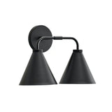 Modern Double Cone Metal Wall Sconce