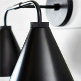 Modern Double Cone Metal Wall Sconce