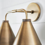 Modern Double Cone Metal Wall Sconce